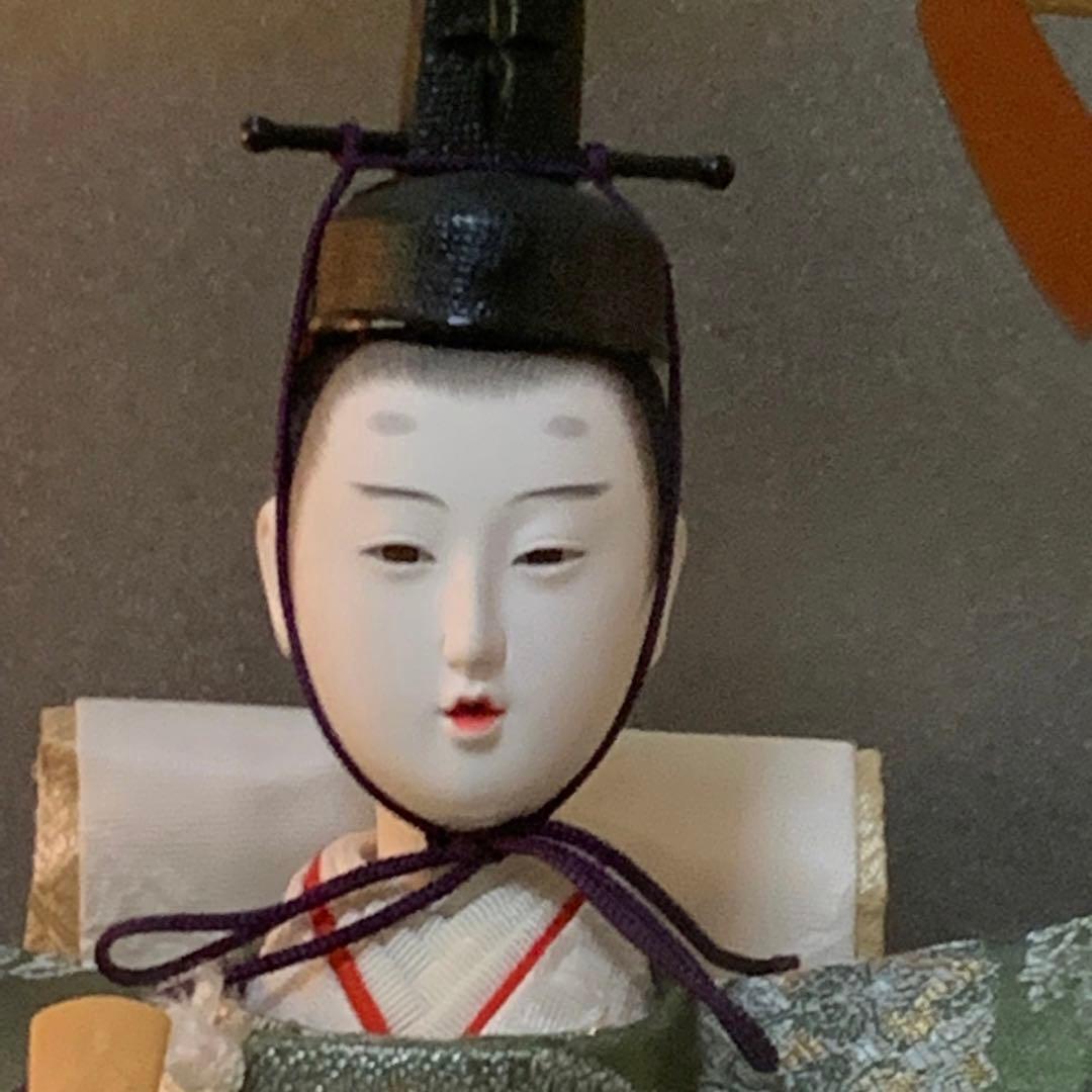 雛人形 ひな人形 五人飾り ガラスケース入り