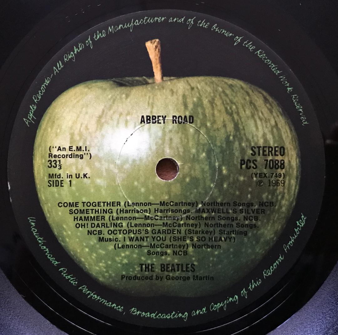 K*t様 UKミスプリラベル 稀少初回盤 THE BEATLES ABBEY R
