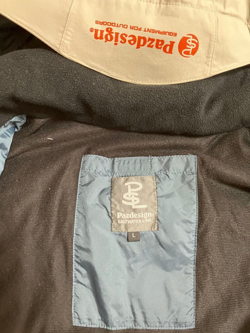 パズデザイン　ブレスシェード　ウォームレインジャケット　　ライトグレー