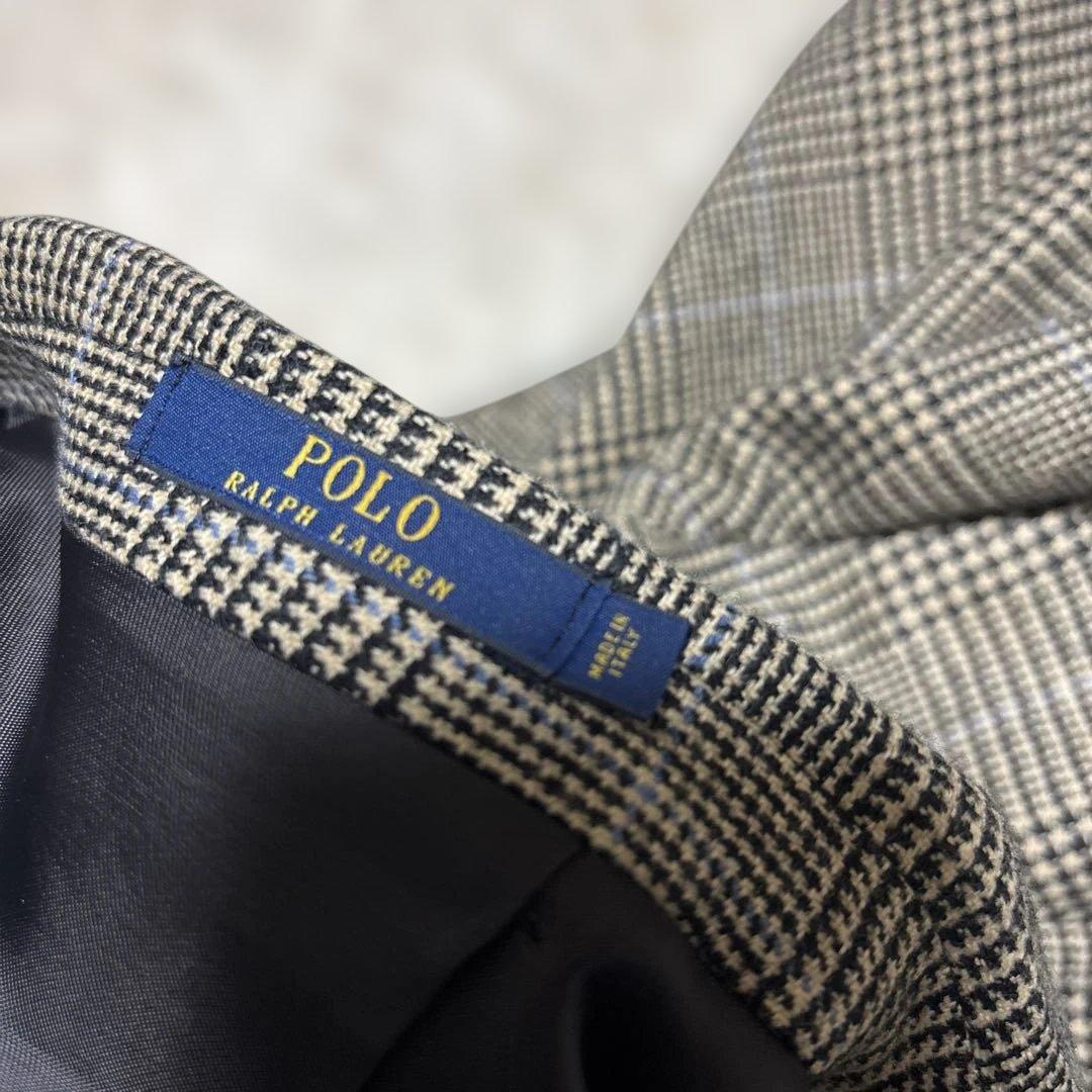 POLO RALPH LAUREN チェック柄 ダブルブレストスーツ