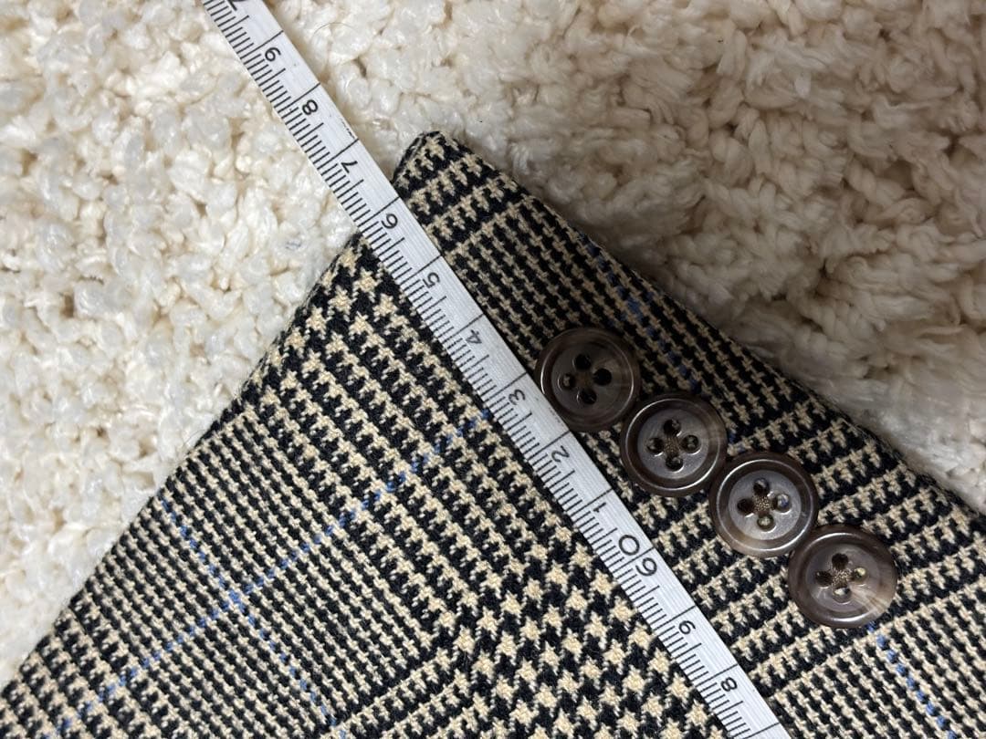 POLO RALPH LAUREN チェック柄 ダブルブレストスーツ