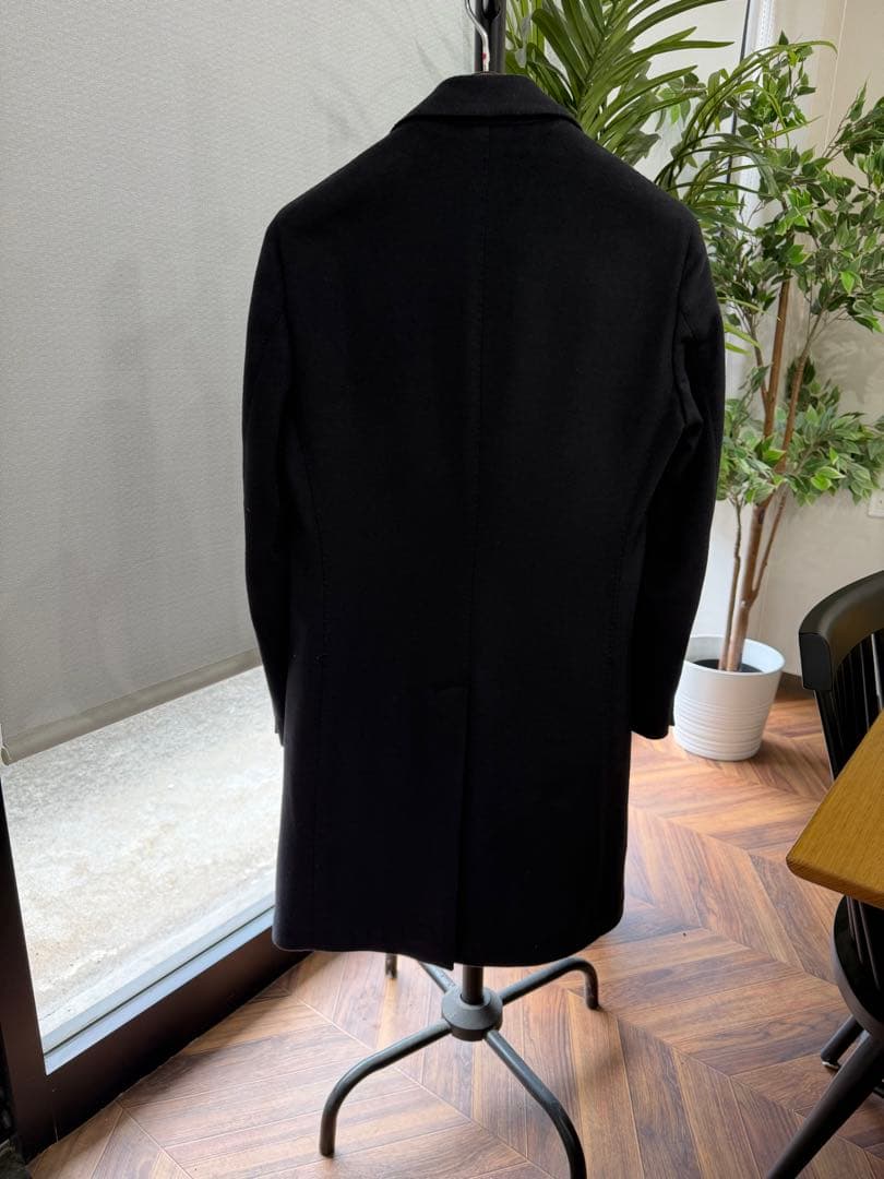 LARDINI ラルディーニ　 カシミヤチェスターコート ネイビー サイズ44