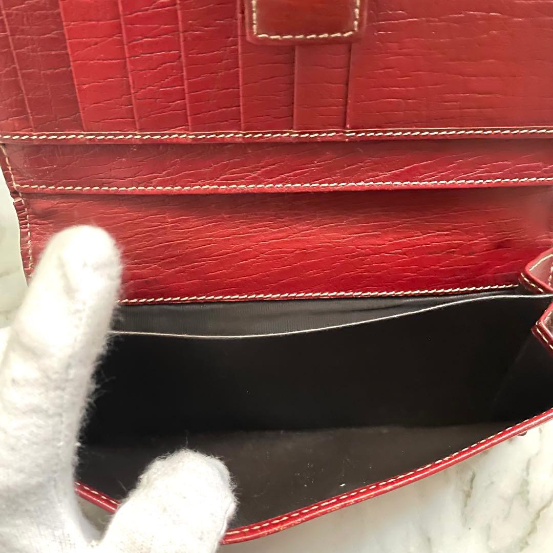 GUCCI グッチ　 GG キャンバス　スタッズ　Wホック　長財布　0113-④