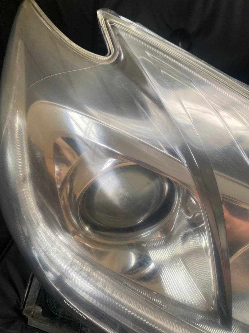 トヨタ プリウス30 後期 HIDヘッドライト 左右セット コーティング済