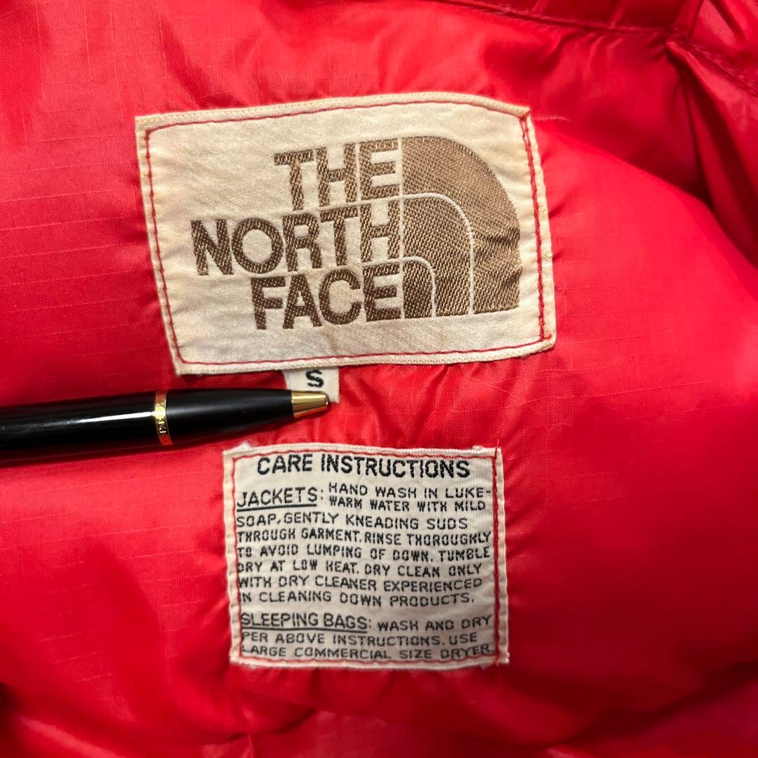 【ヴィンテージ】THE NORTH FACE ダウンベスト Sサイズ 茶タグ