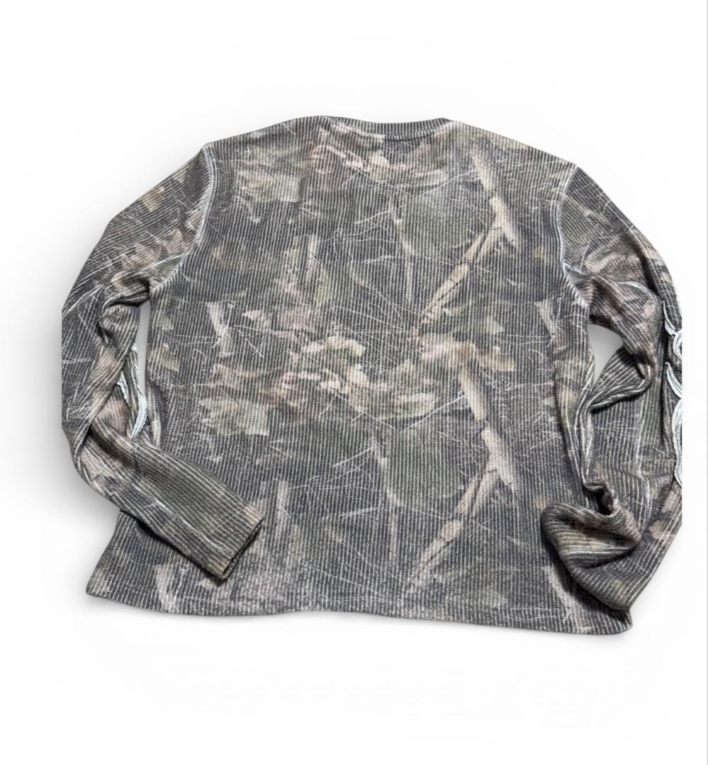 JadedLondon 迷彩柄 長袖Tシャツ トライバル刺繍