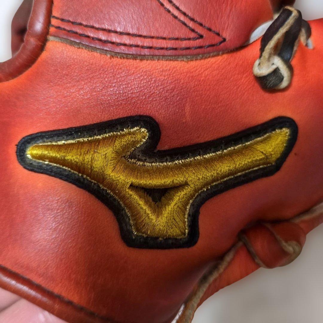 Mizuno Pro 硬式グローブ オレンジ