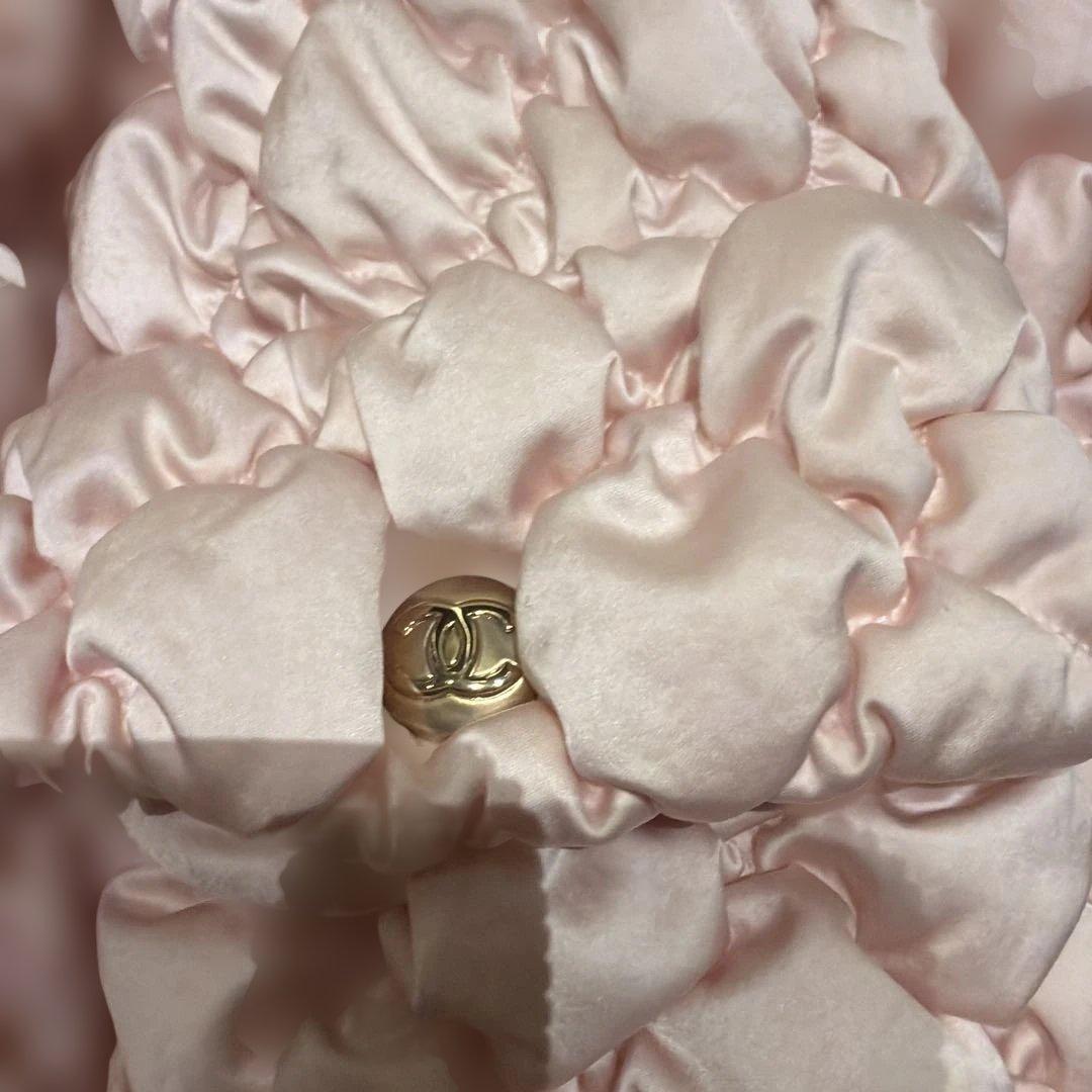 CHANEL フリルデザイン ピンクジャケット　ツイード