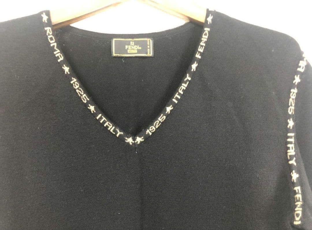 FENDI　フェンディ　ニット　ワンピース　黒