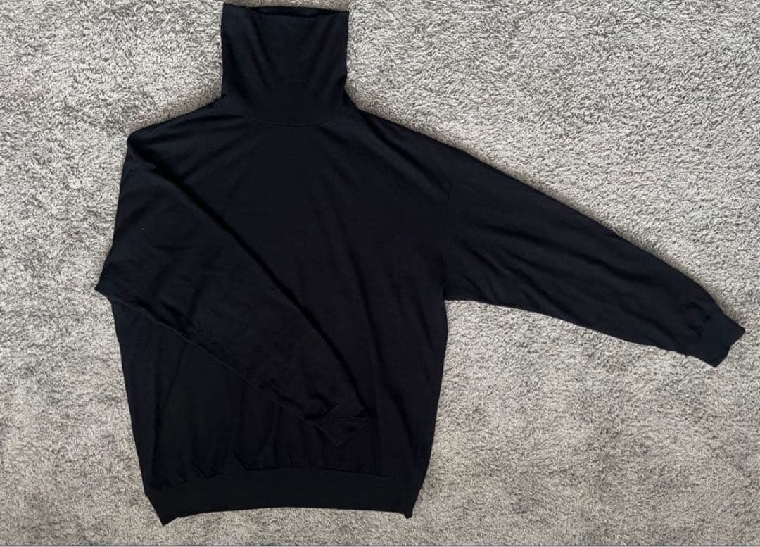 COMOLI 22AW ウール天竺長袖タートルネック サイズ3