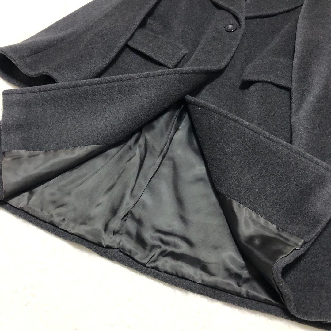 未使用級　マックスマーラ　チェスターコート　ラナバージンウール100%✨　グレー