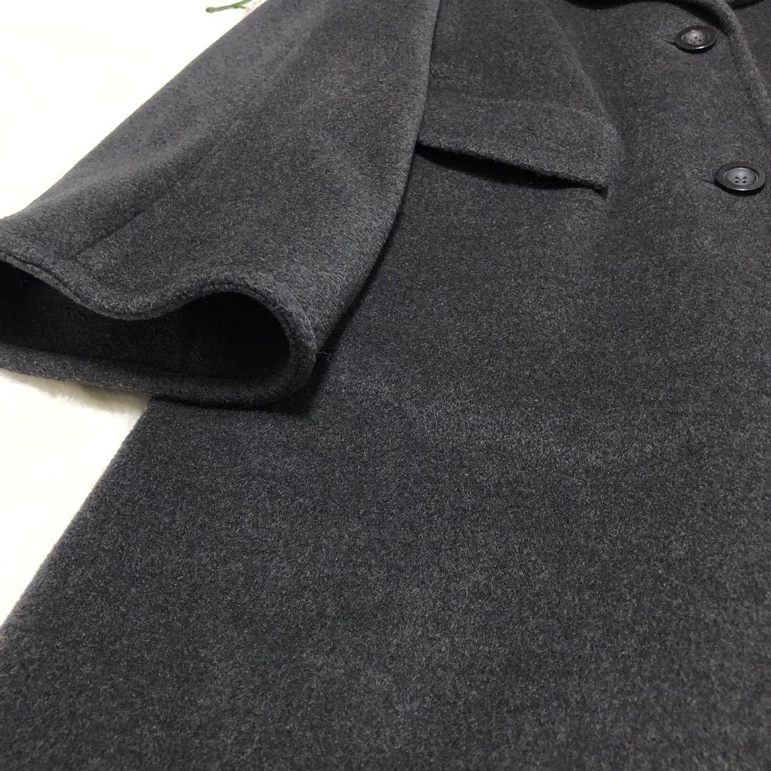 未使用級　マックスマーラ　チェスターコート　ラナバージンウール100%✨　グレー