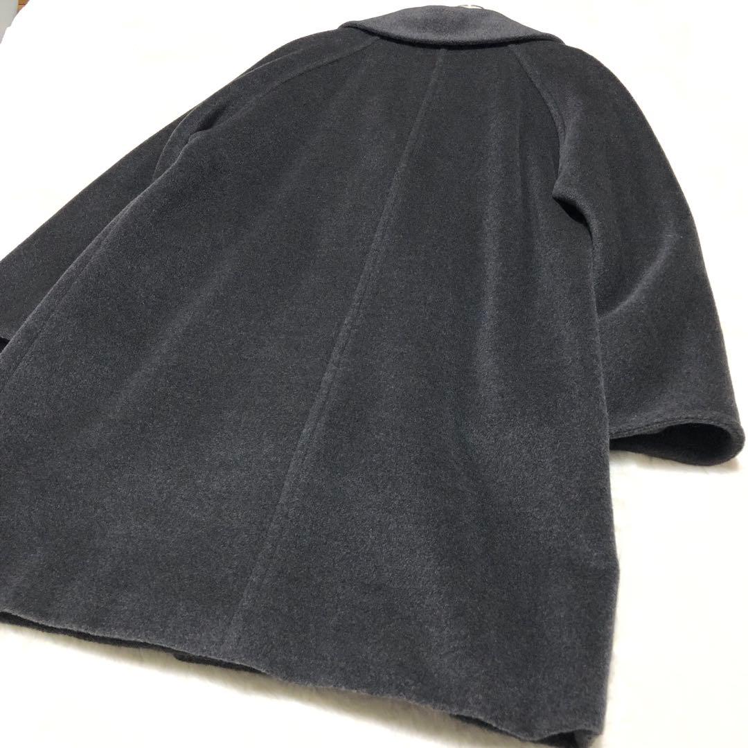 未使用級　マックスマーラ　チェスターコート　ラナバージンウール100%✨　グレー