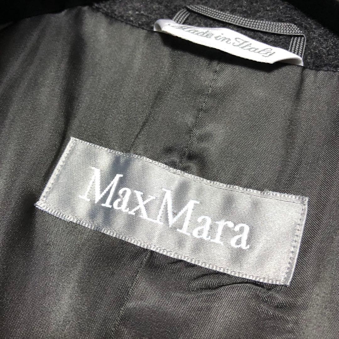 未使用級　マックスマーラ　チェスターコート　ラナバージンウール100%✨　グレー