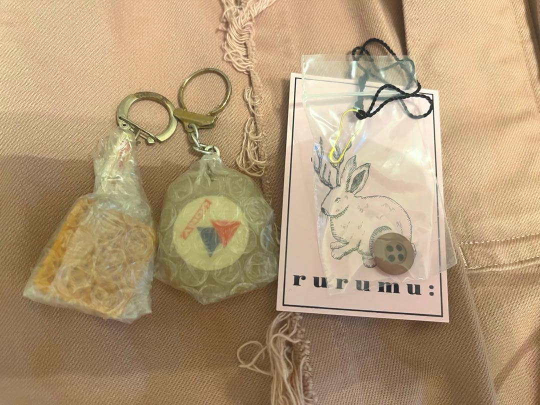 パンツ rurumu: drawstring loose fit cargo pants