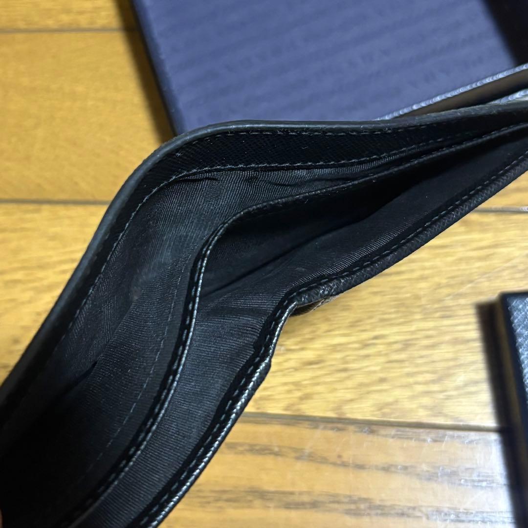 【Xmas限定価格】PRADA ブラック 二つ折り財布