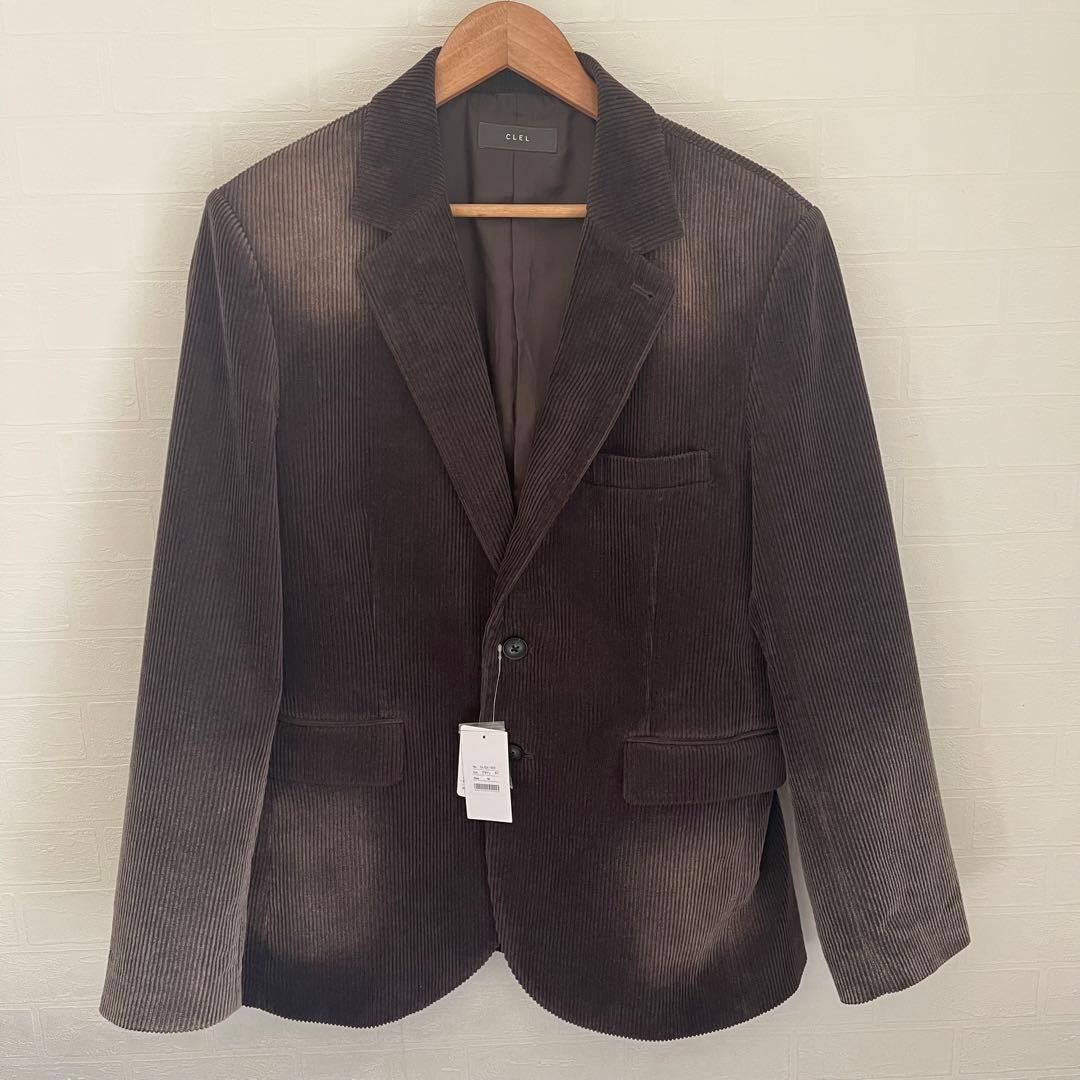 【CLEL】アンティークデザイン コーデュロイテーラードジャケット ブラウン M
