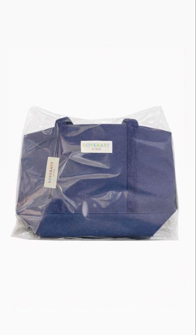 【即日発送】FEILER オールドテディワッペントートバッグ　ネイビー