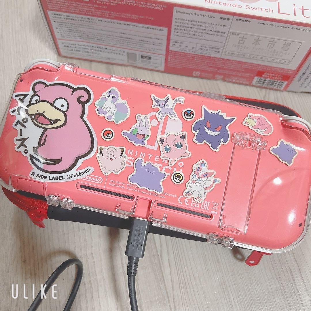 最終価格 ニンテンドースイッチ ライト ピンク 2022年製 カセット付き