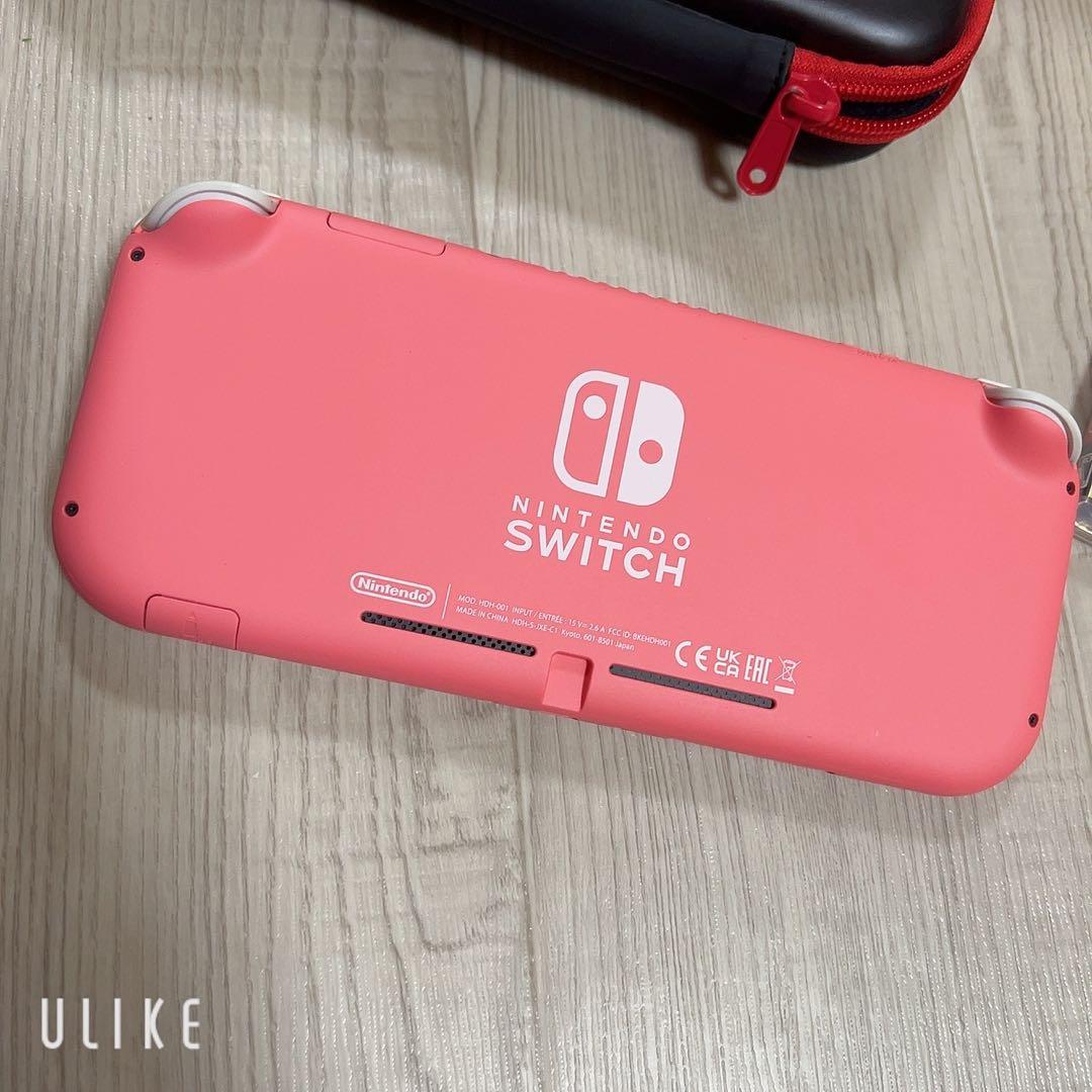 最終価格 ニンテンドースイッチ ライト ピンク 2022年製 カセット付き