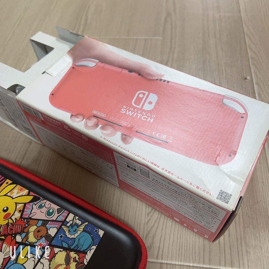 最終価格 ニンテンドースイッチ ライト ピンク 2022年製 カセット付き