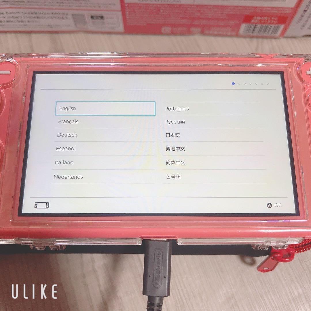 最終価格 ニンテンドースイッチ ライト ピンク 2022年製 カセット付き