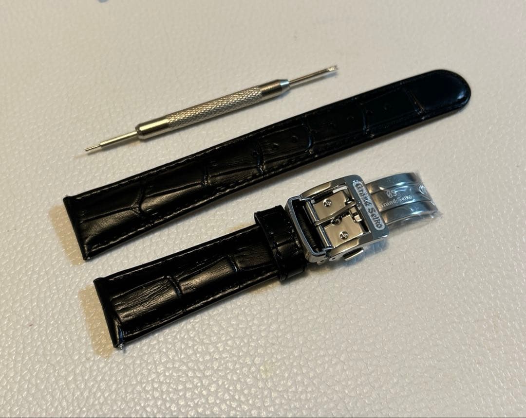 ヒロアキさん専用　グランドセイコー　バタフライバックルレザーベルト付