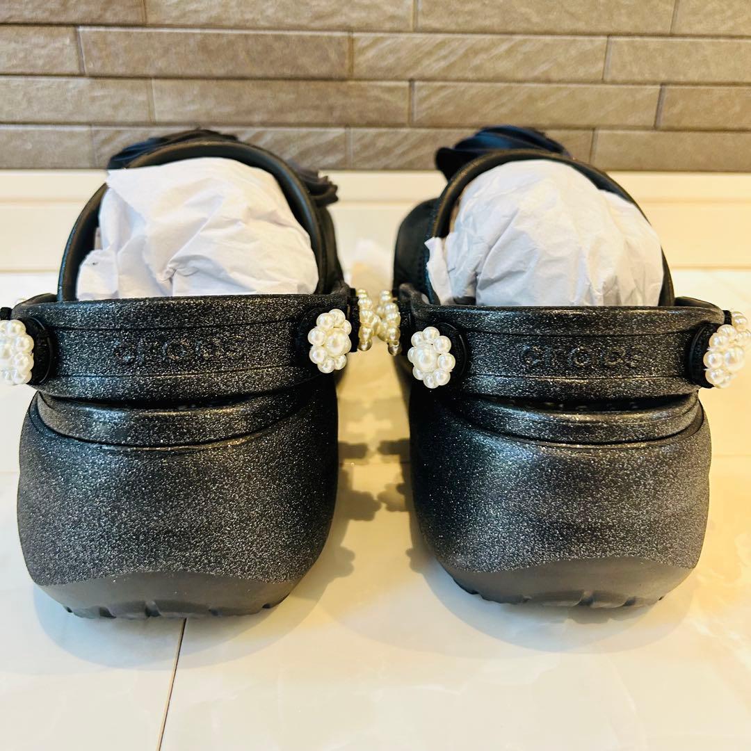 新品　未使用　クロックス　ユナイテッドアローズ　コラボ　24㎝　厚底　花　バラ