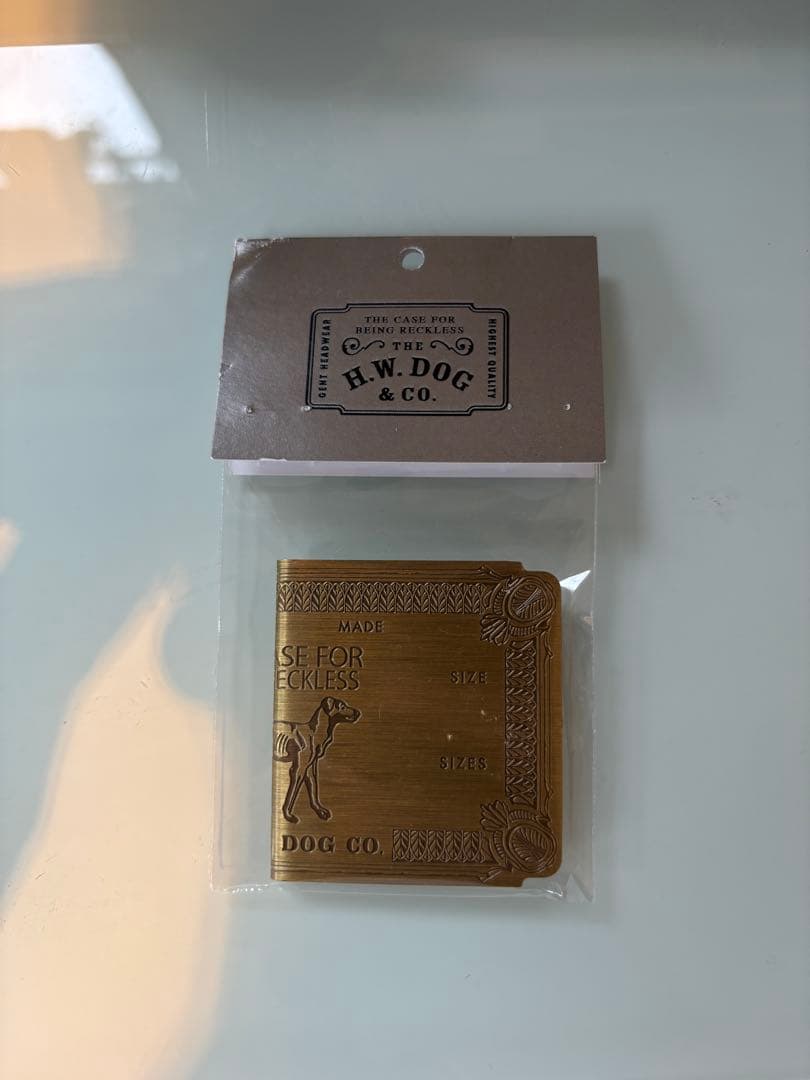 【最安値】H.W. DOG CO. マネークリップ ゴールド