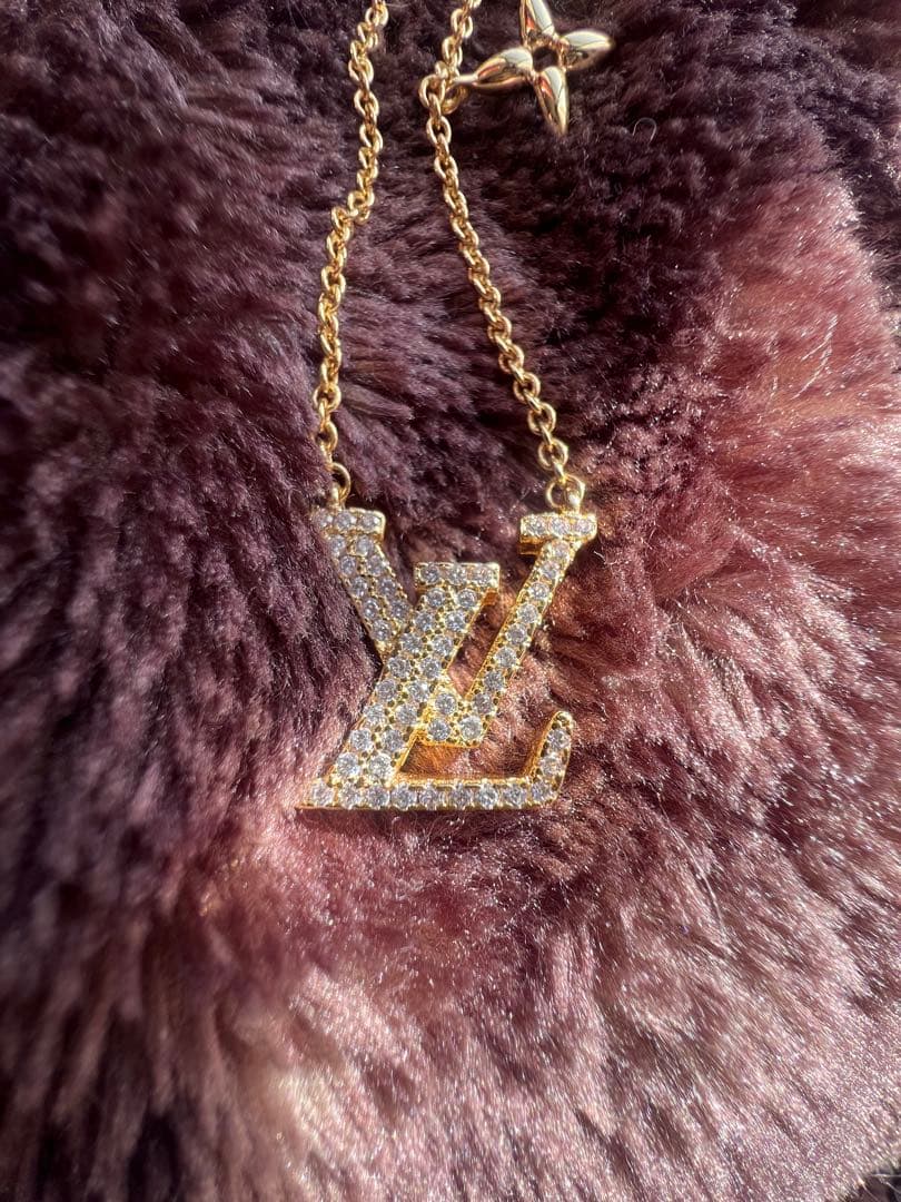 ルイヴィトン コリエ LV アイコニック ネックレス ラインストーン
