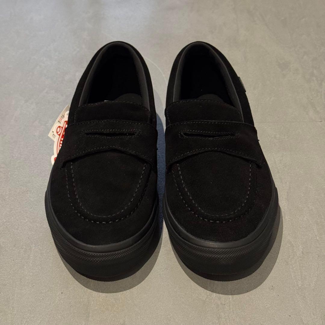 VANS バンズ ローファー V196CF CN スエード ブラック 23.5