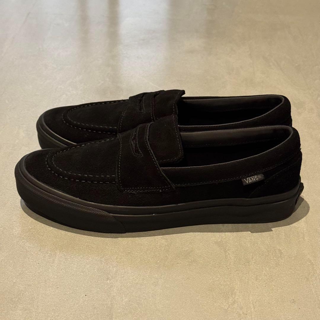 VANS バンズ ローファー V196CF CN スエード ブラック 23.5