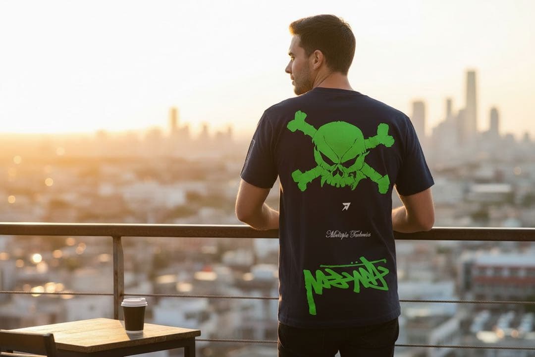 【雑誌掲載】STUSSY×NEXUS7 ホログラムT ブラック 2004