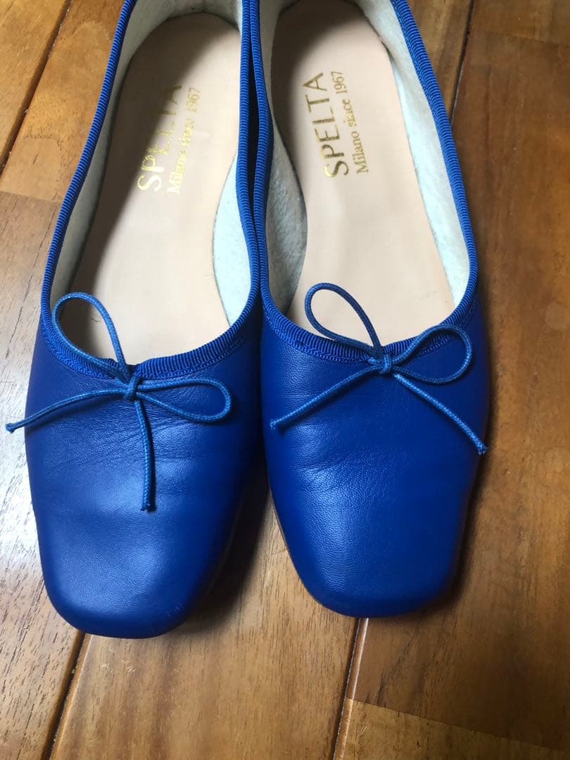 SPELTAバレエシューズ　ブルー