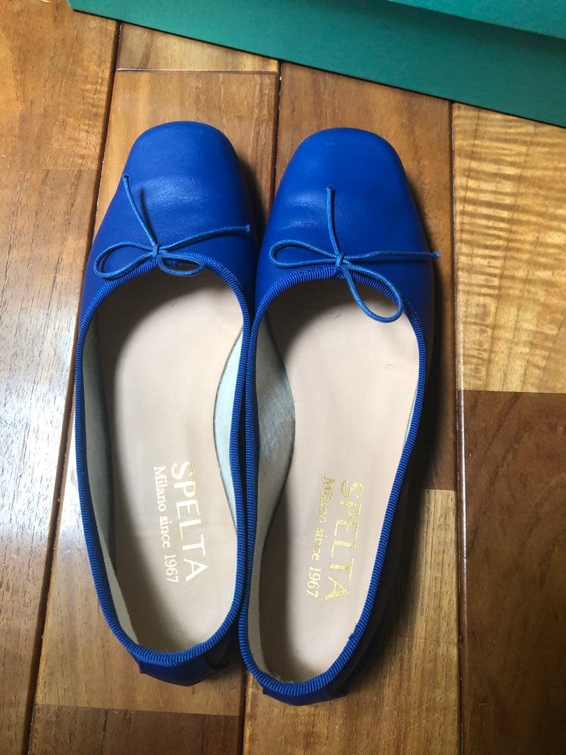SPELTAバレエシューズ　ブルー