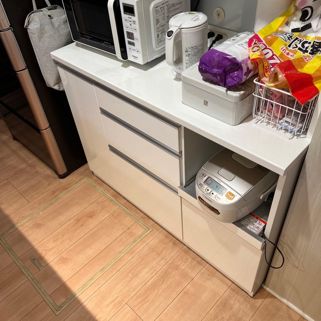 ニトリ食器棚 キッチンボード　エチュード　120cm