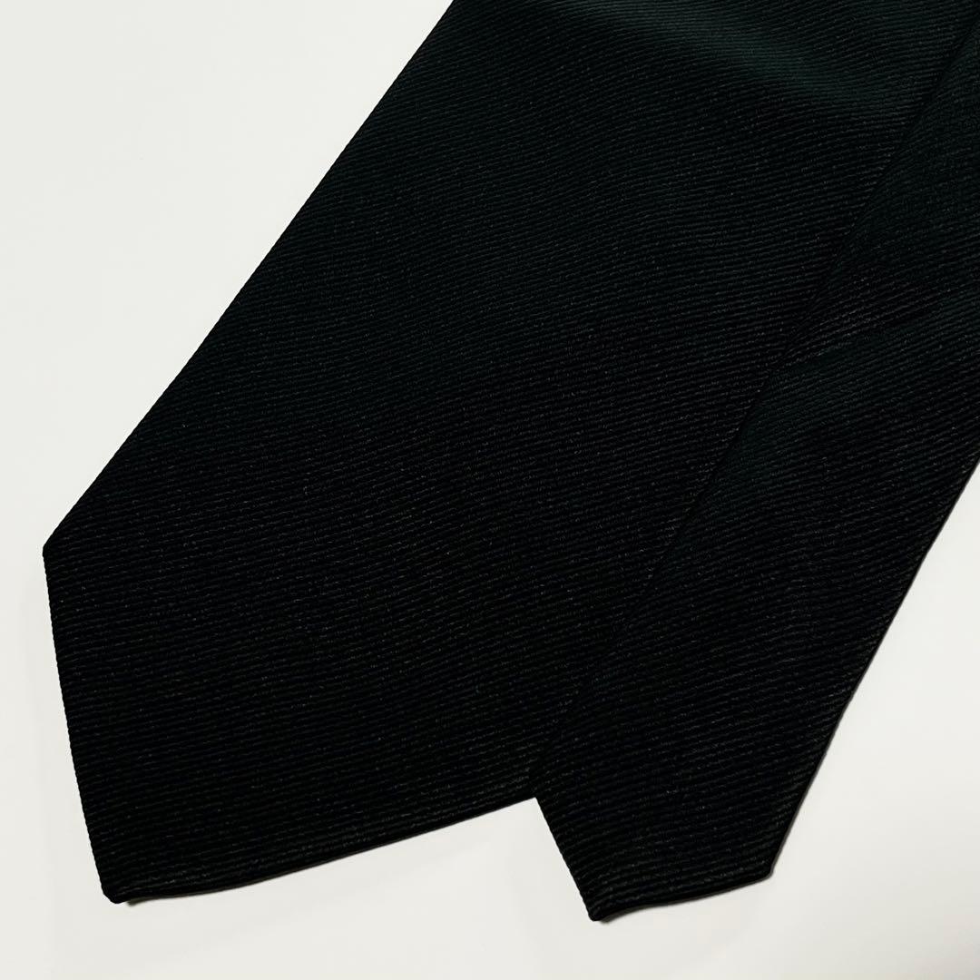 3592⭐️美品⭐️ジョルジオアルマーニ ネクタイ 無地 シャドーストライプ