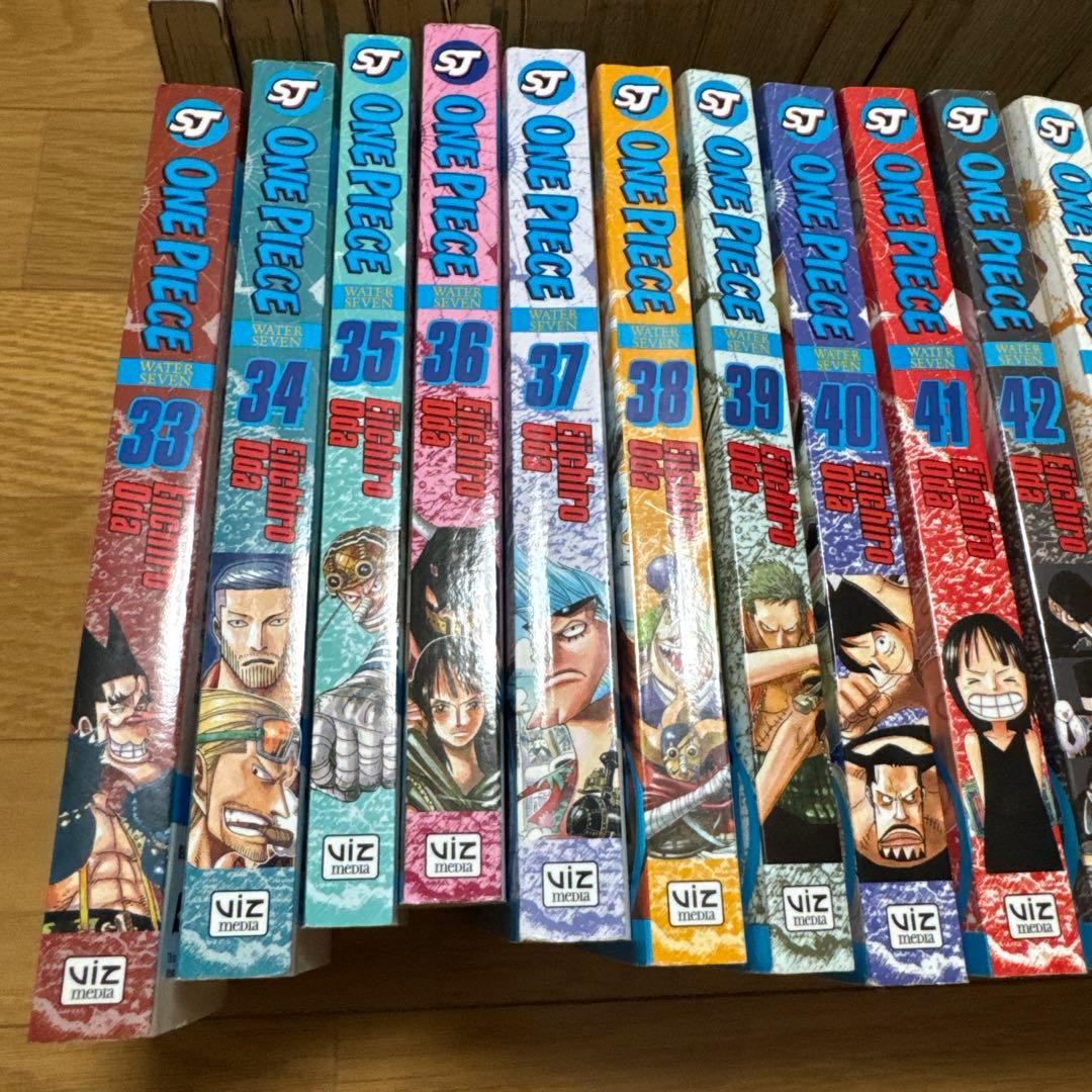 ONEPIECE 5-57巻　洋書