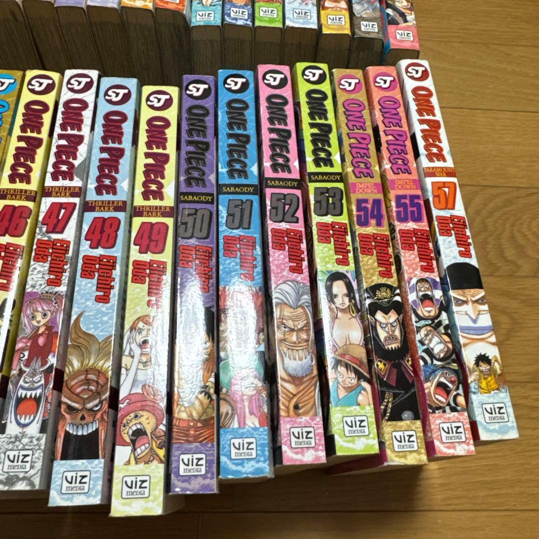 ONEPIECE 5-57巻　洋書