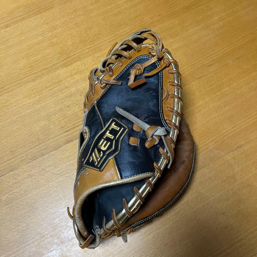 ZETT 軟式グローブ 茶色/黒