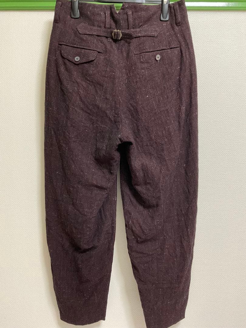 [美品] calmlence スリータックパンツ　サイズ1 カームレンス