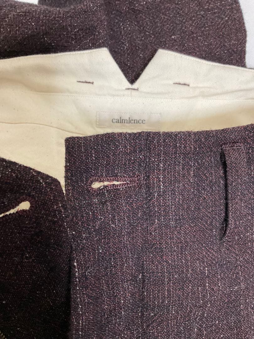 [美品] calmlence スリータックパンツ　サイズ1 カームレンス