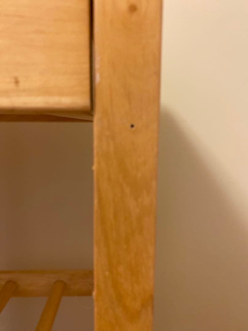 キャトルセゾン　キッチンワゴン　キャスター付