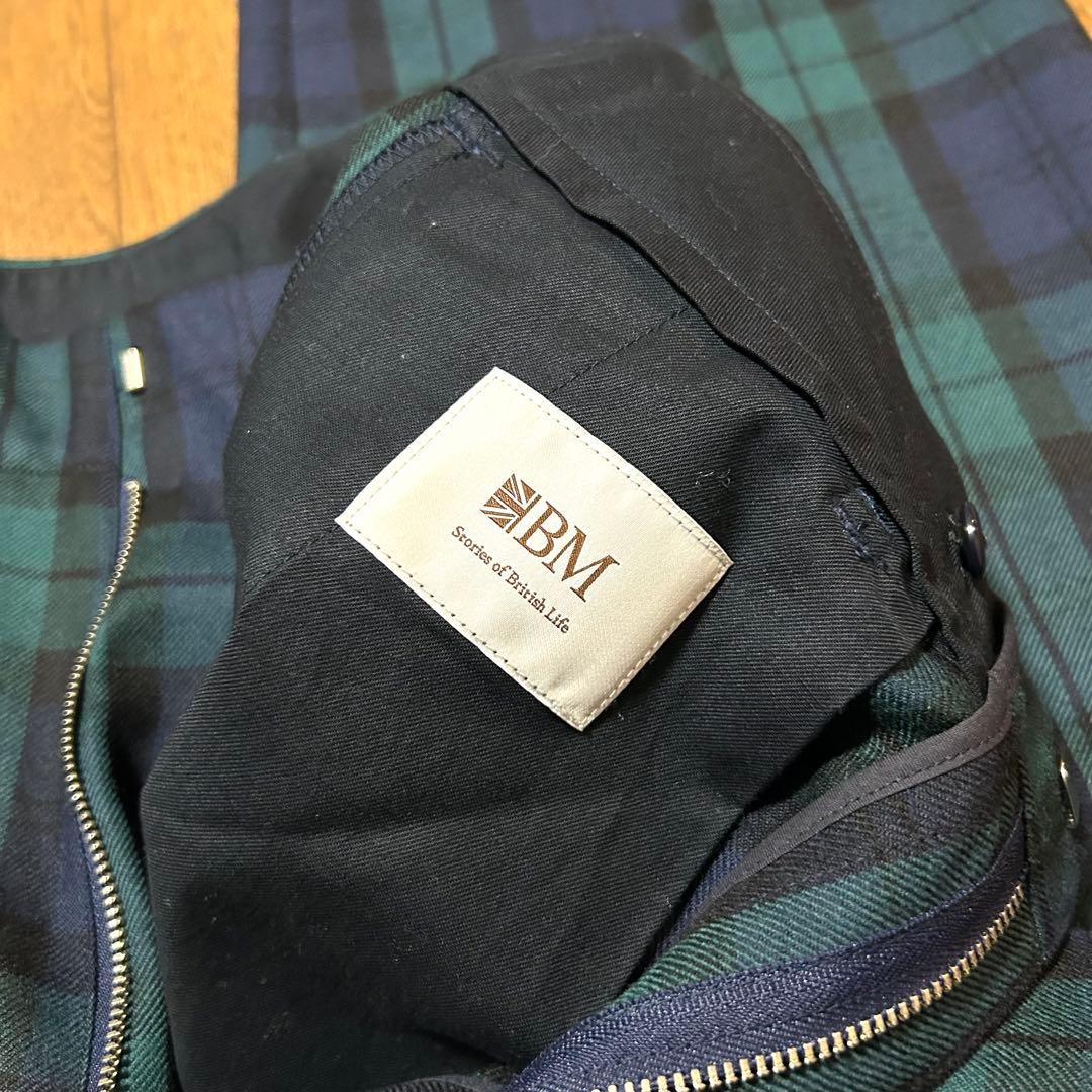 W76-股下71cm！BRITISH MADE 古着ウールスラックス BM