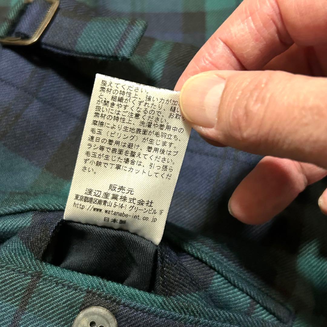 W76-股下71cm！BRITISH MADE 古着ウールスラックス BM