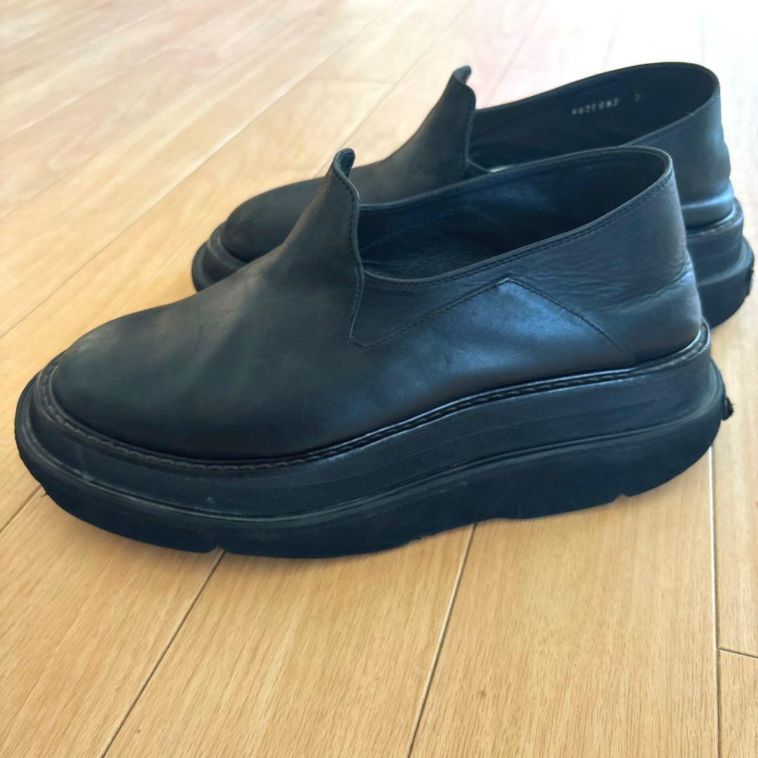 JULIUS ユリウス オーバーレイング デッキシューズ（667FWM3)