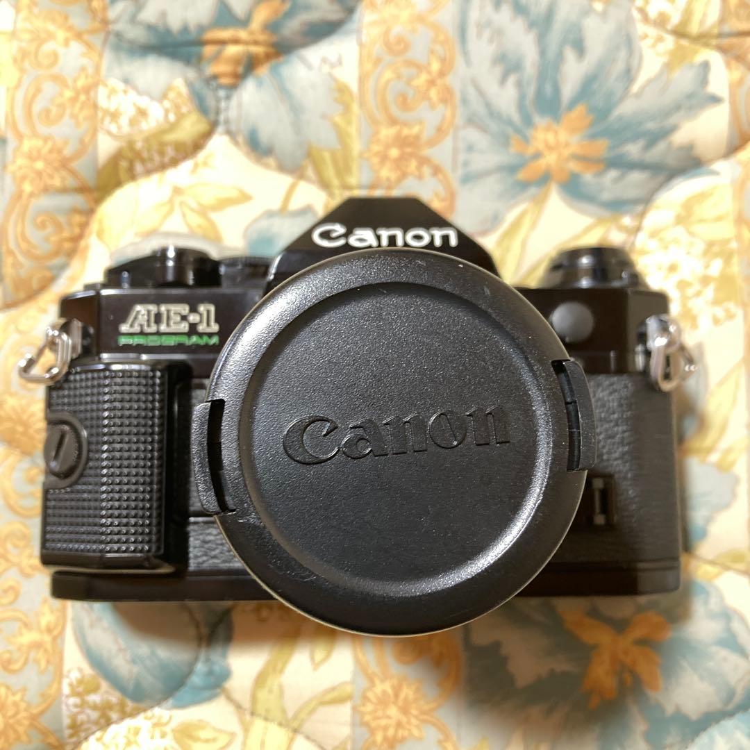 Canon AE-1 program 黒35mm f2.8レンズ付