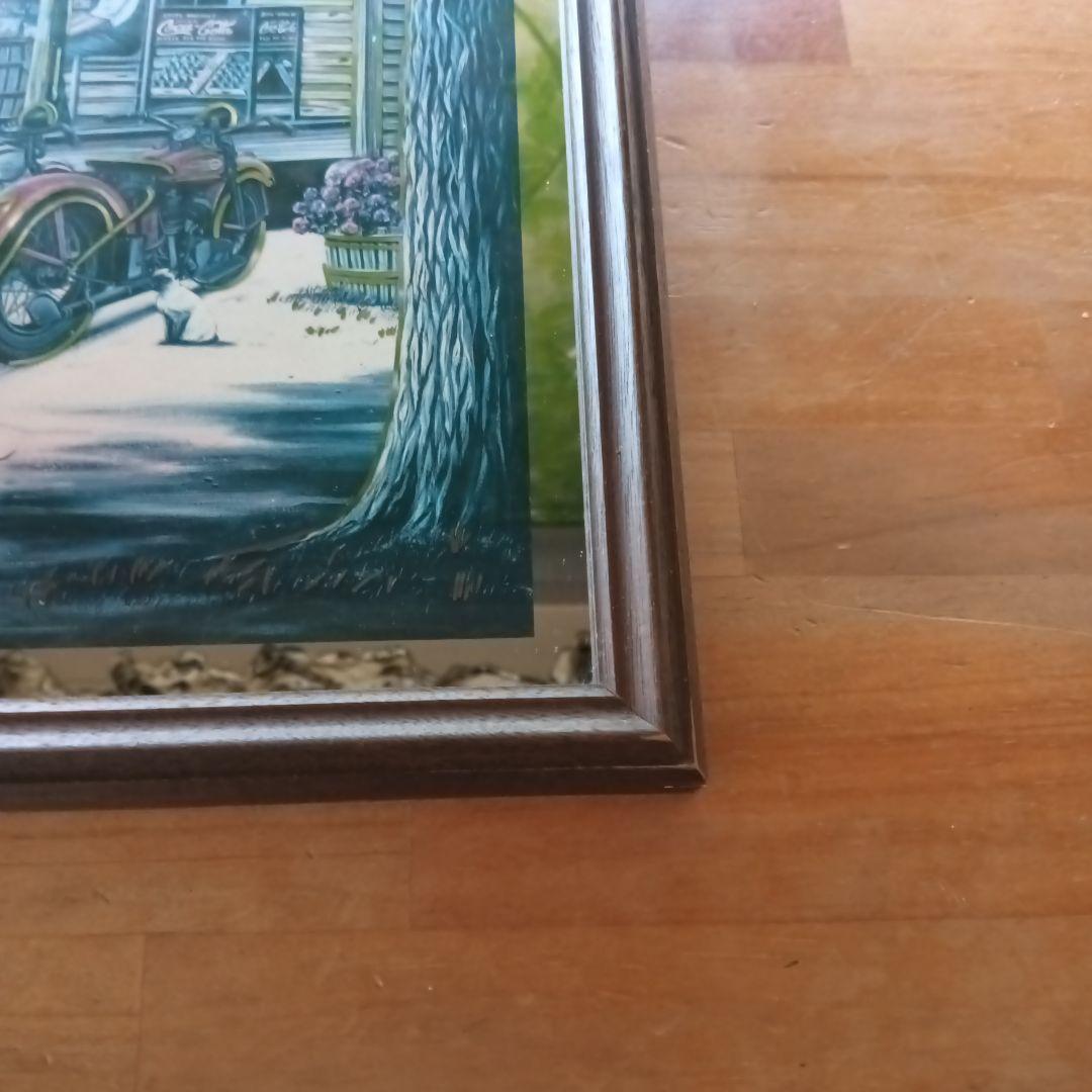 コカ・コーラ　パブミラー　ビンテージ