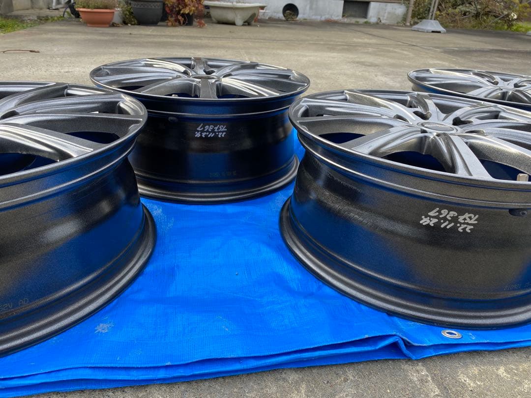 【tyubu①】ユーロスピードV25 17インチ ホイール2本