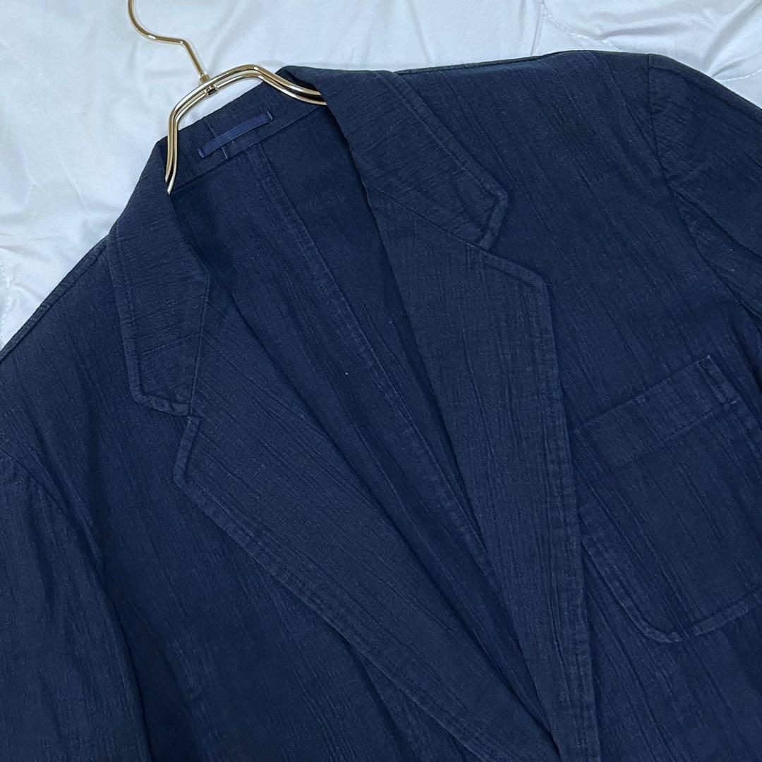 希少 COMME des GARCONS HOMME 藍染めテーラードジャケット